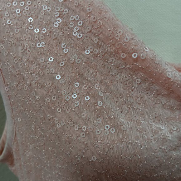 INC Pink Tank Top with Sequins Size L - Picture 2 of 5